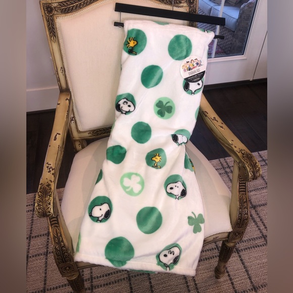 Peanuts Bedding Nwt Peanuts Berkshire Snoopy Shamrock St Patricks